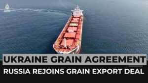 <strong>Russia agrees to rejoin Ukraine grain exports deal</strong>