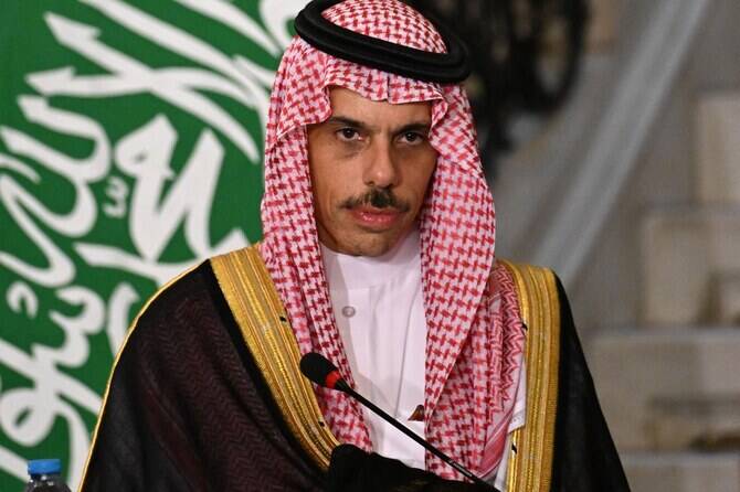 Saudi foreign minister in US for official visit.