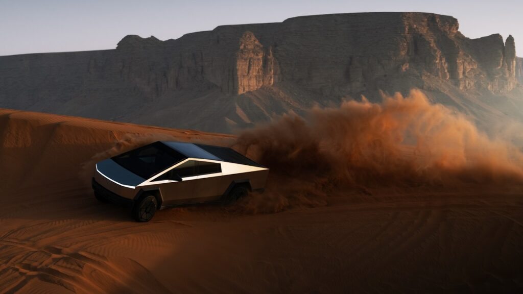 Cybertrucks Hit the Dunes: Tesla Rolls into Saudi Arabia