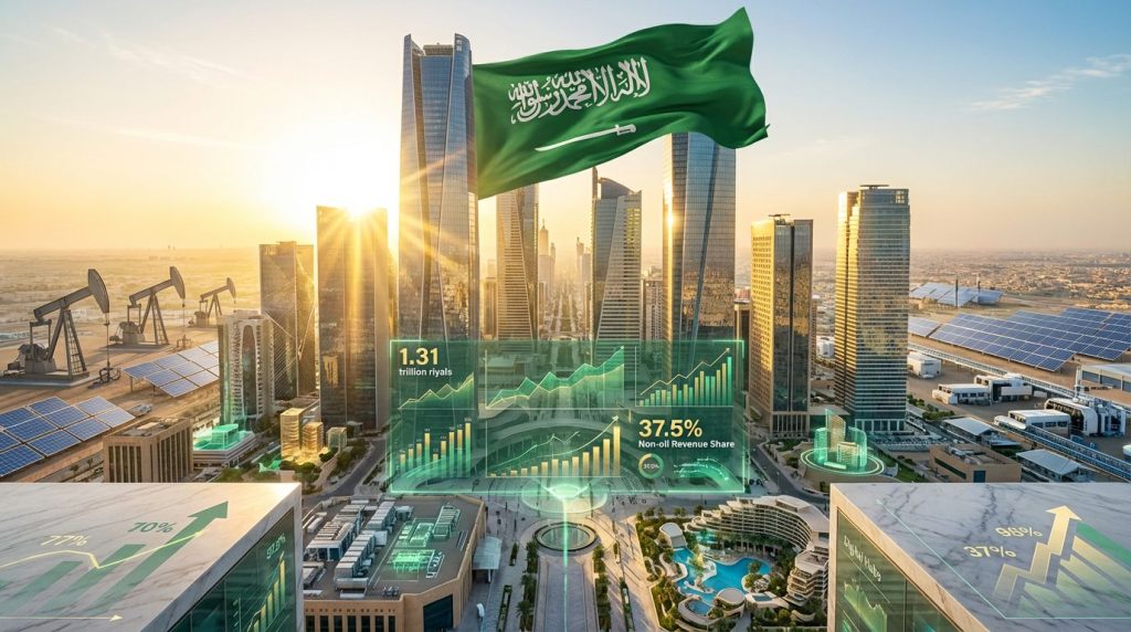 Saudis won’t let low oil distract from spending, borrowing plans.