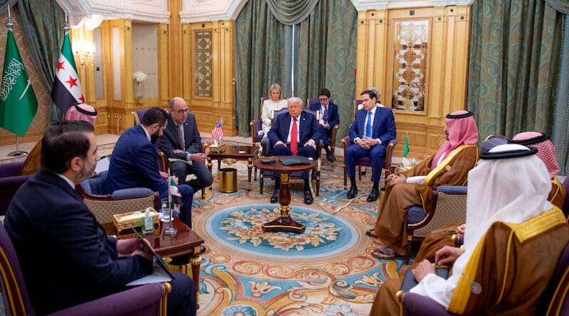 How talks in Riyadh led to the end of harsh US sanctions on Syria.