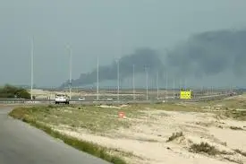 Saudi Arabia’s biggest oil refinery halts after drone attack.